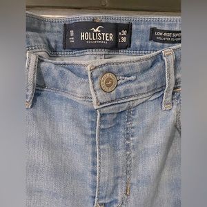 Hollister patched jeans. New Condition.
